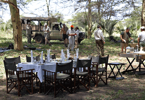 Kenya : Lunch in the Bush